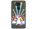 Funda Gel Transparente para Bq Aquaris V / Vs Diseño Unicornio Dibujos