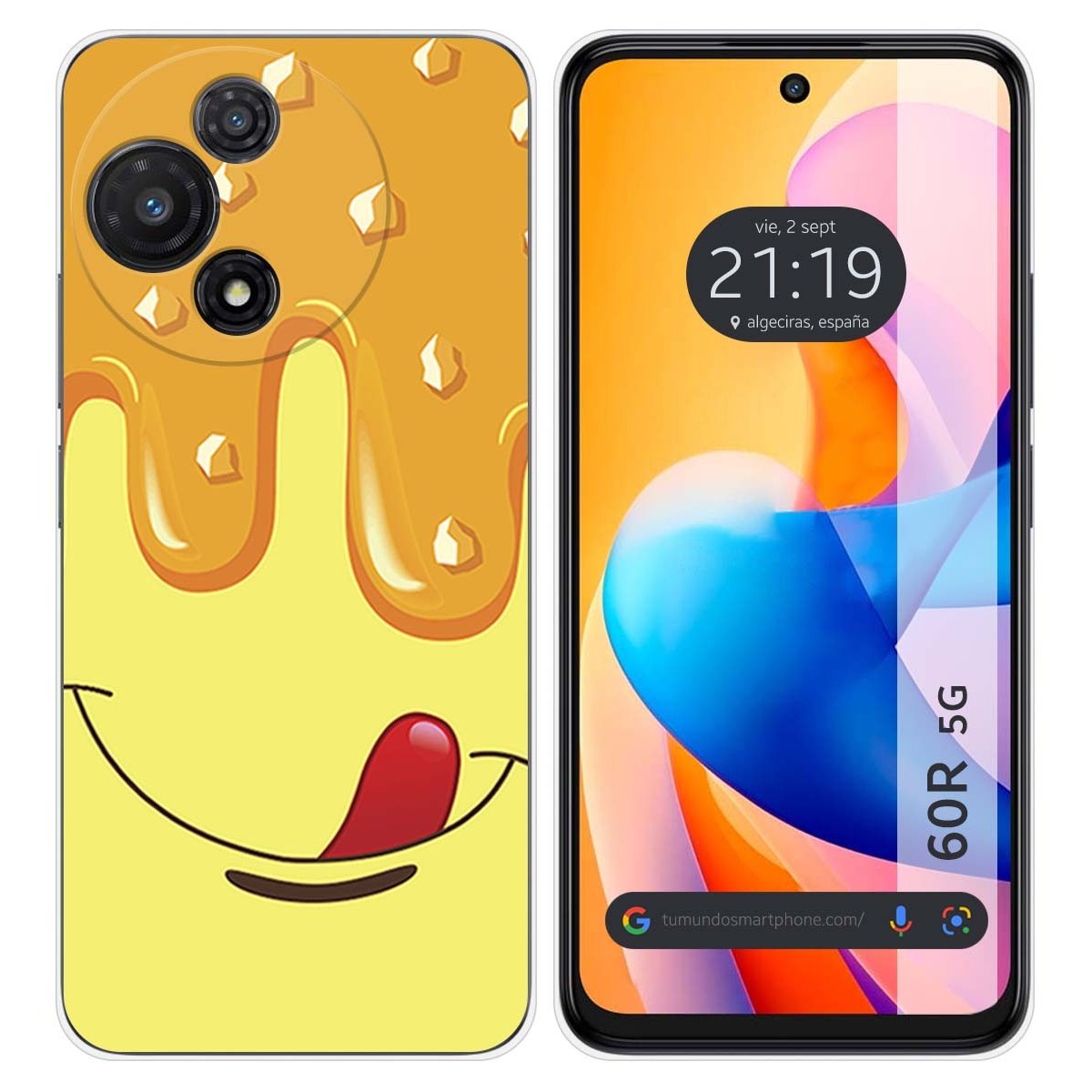 Funda Silicona para TCL 60R 5G diseño Helado Vainilla Dibujos