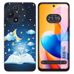 Funda Silicona para TCL 60R 5G diseño Libro Cuentos Dibujos
