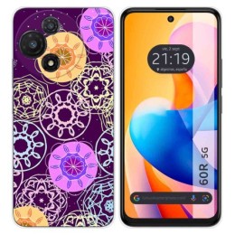 Funda Silicona para TCL 60R 5G diseño Radial Dibujos
