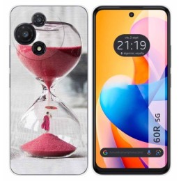 Funda Silicona para TCL 60R 5G diseño Reloj Dibujos