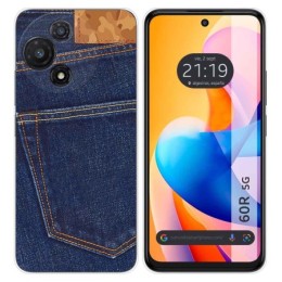 Funda Silicona para TCL 60R 5G diseño Vaquero Dibujos