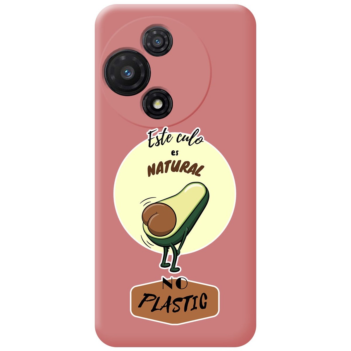 Funda Silicona Líquida Rosa para TCL 60R 5G diseño Culo Natural Dibujos