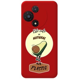 Funda Silicona Líquida Roja para TCL 60R 5G diseño Culo Natural Dibujos