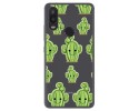 Funda Gel Transparente para Bq Aquaris X2 / X2 Pro Diseño Cactus Dibujos