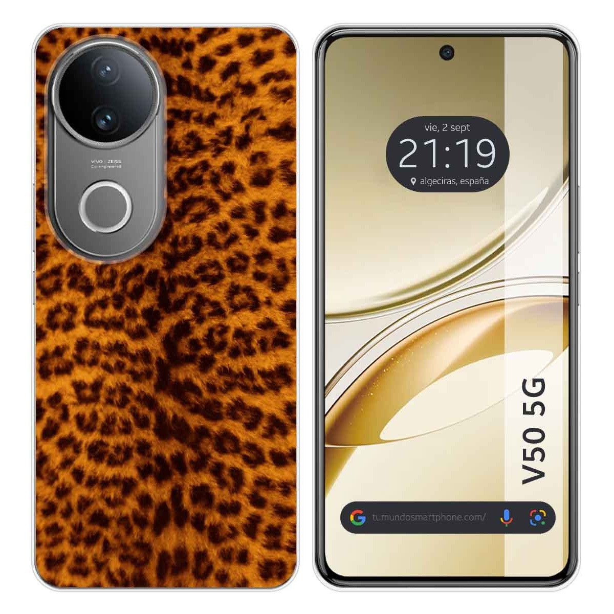 Funda Silicona para Vivo V50 5G diseño Animal 03 Dibujos