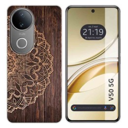 Funda Silicona para Vivo V50 5G diseño Madera 06 Dibujos