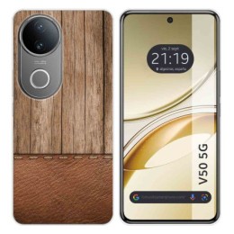 Funda Silicona para Vivo V50 5G diseño Madera 09 Dibujos
