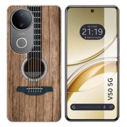 Funda Silicona para Vivo V50 5G diseño Madera 11 Dibujos