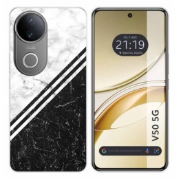 Funda Silicona para Vivo V50 5G diseño Mármol 01 Dibujos