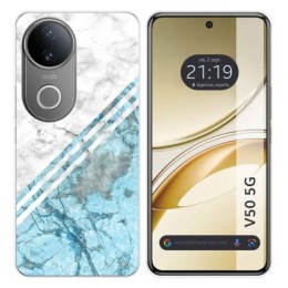 Funda Silicona para Vivo V50 5G diseño Mármol 02 Dibujos