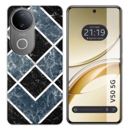 Funda Silicona para Vivo V50 5G diseño Mármol 06 Dibujos