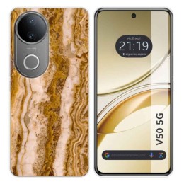 Funda Silicona para Vivo V50 5G diseño Mármol 10 Dibujos