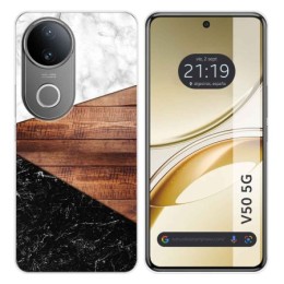 Funda Silicona para Vivo V50 5G diseño Mármol 11 Dibujos