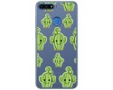 Funda Gel Transparente para Huawei Honor 7A / Y6 2018 Diseño Cactus Dibujos
