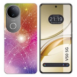 Funda Silicona para Vivo V50 5G diseño Abstracto Dibujos