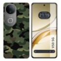 Funda Silicona para Vivo V50 5G diseño Camuflaje Dibujos