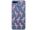 Funda Gel Transparente para Huawei Honor 7A / Y6 2018 Diseño Flamenco Dibujos