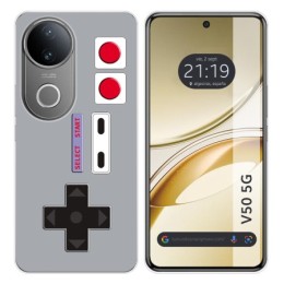 Funda Silicona para Vivo V50 5G diseño Consola Dibujos