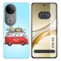 Funda Silicona para Vivo V50 5G diseño Furgoneta Dibujos