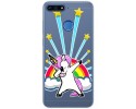 Funda Gel Transparente para Huawei Honor 7A / Y6 2018 Diseño Unicornio Dibujos