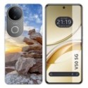 Funda Silicona para Vivo V50 5G diseño Sunset Dibujos