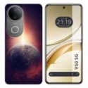 Funda Silicona para Vivo V50 5G diseño Tierra Dibujos