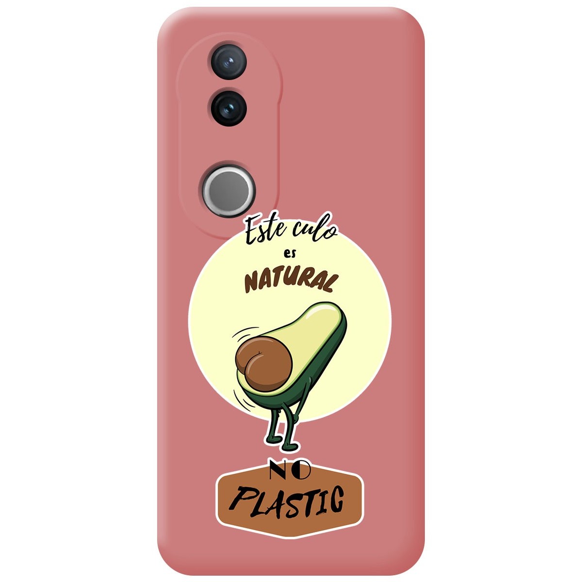 Funda Silicona Líquida Rosa para Vivo V50 5G diseño Culo Natural Dibujos