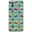 Funda Silicona Líquida Verde para Vivo V50 5G diseño Catrina Dibujos