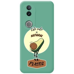Funda Silicona Líquida Verde para Vivo V50 5G diseño Culo Natural Dibujos