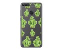 Funda Gel Transparente para Huawei P Smart Diseño Cactus Dibujos