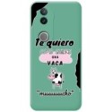 Funda Silicona Líquida Verde para Vivo V50 5G diseño Vaca Dibujos