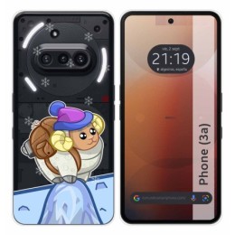 Funda Silicona Transparente para Nothing Phone 3a 5G diseño Cabra Dibujos