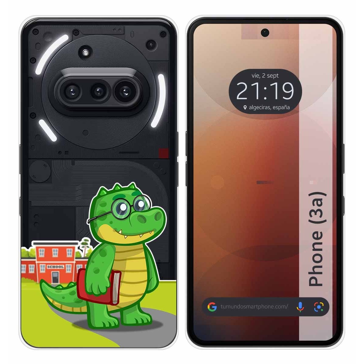 Funda Silicona Transparente para Nothing Phone 3a 5G diseño Coco Dibujos