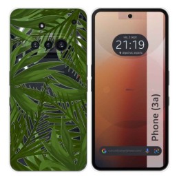 Funda Silicona Transparente para Nothing Phone 3a 5G diseño Jungla Dibujos