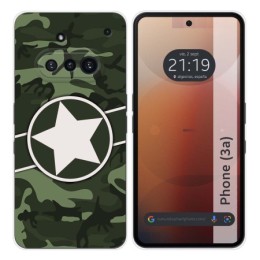 Funda Silicona para Nothing Phone 3a 5G diseño Camuflaje 01 Dibujos
