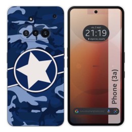 Funda Silicona para Nothing Phone 3a 5G diseño Camuflaje 03 Dibujos
