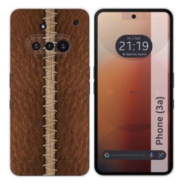 Funda Silicona para Nothing Phone 3a 5G diseño Cuero 01 Dibujos