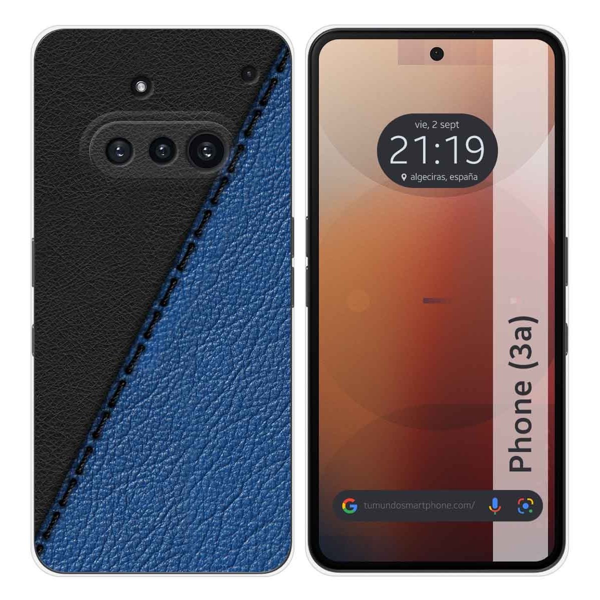 Funda Silicona para Nothing Phone 3a 5G diseño Cuero 02 Dibujos