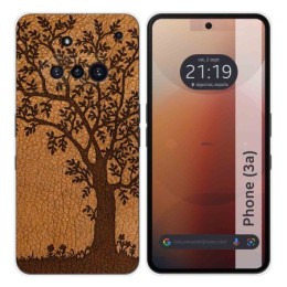 Funda Silicona para Nothing Phone 3a 5G diseño Cuero 03 Dibujos
