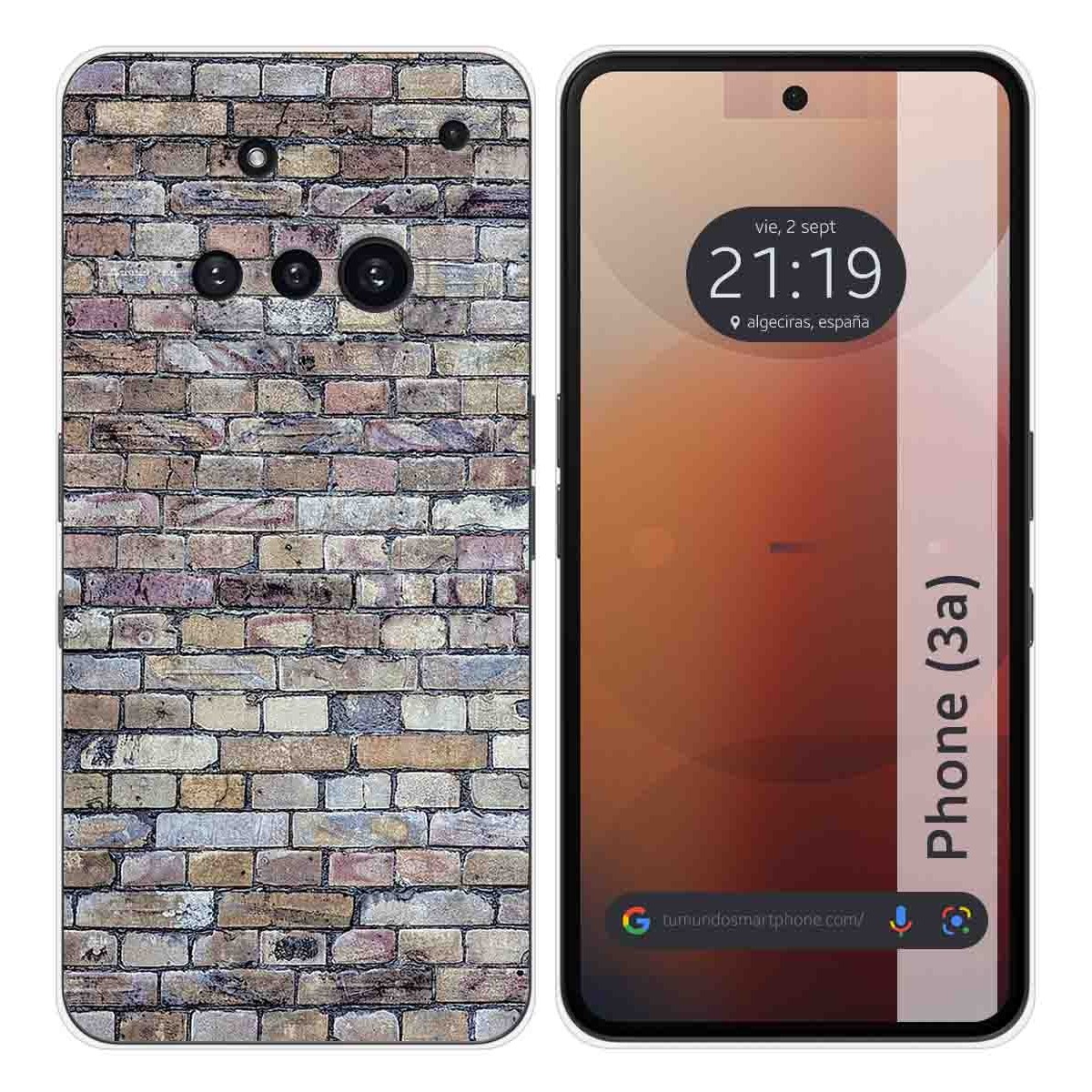 Funda Silicona para Nothing Phone 3a 5G diseño Ladrillo 02 Dibujos