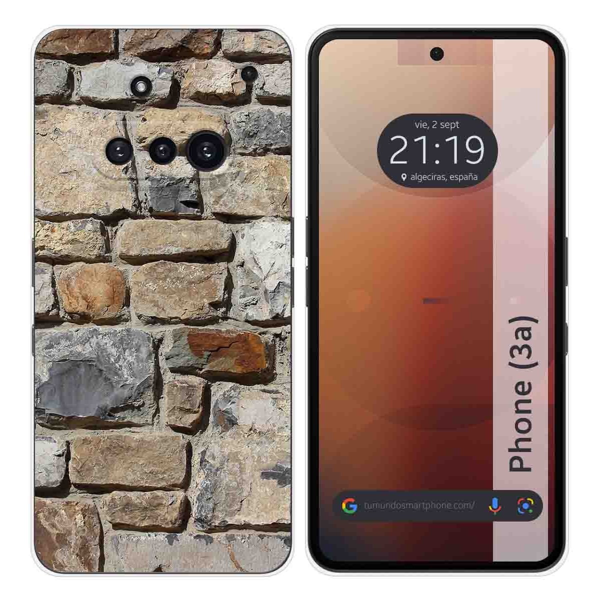 Funda Silicona para Nothing Phone 3a 5G diseño Ladrillo 03 Dibujos