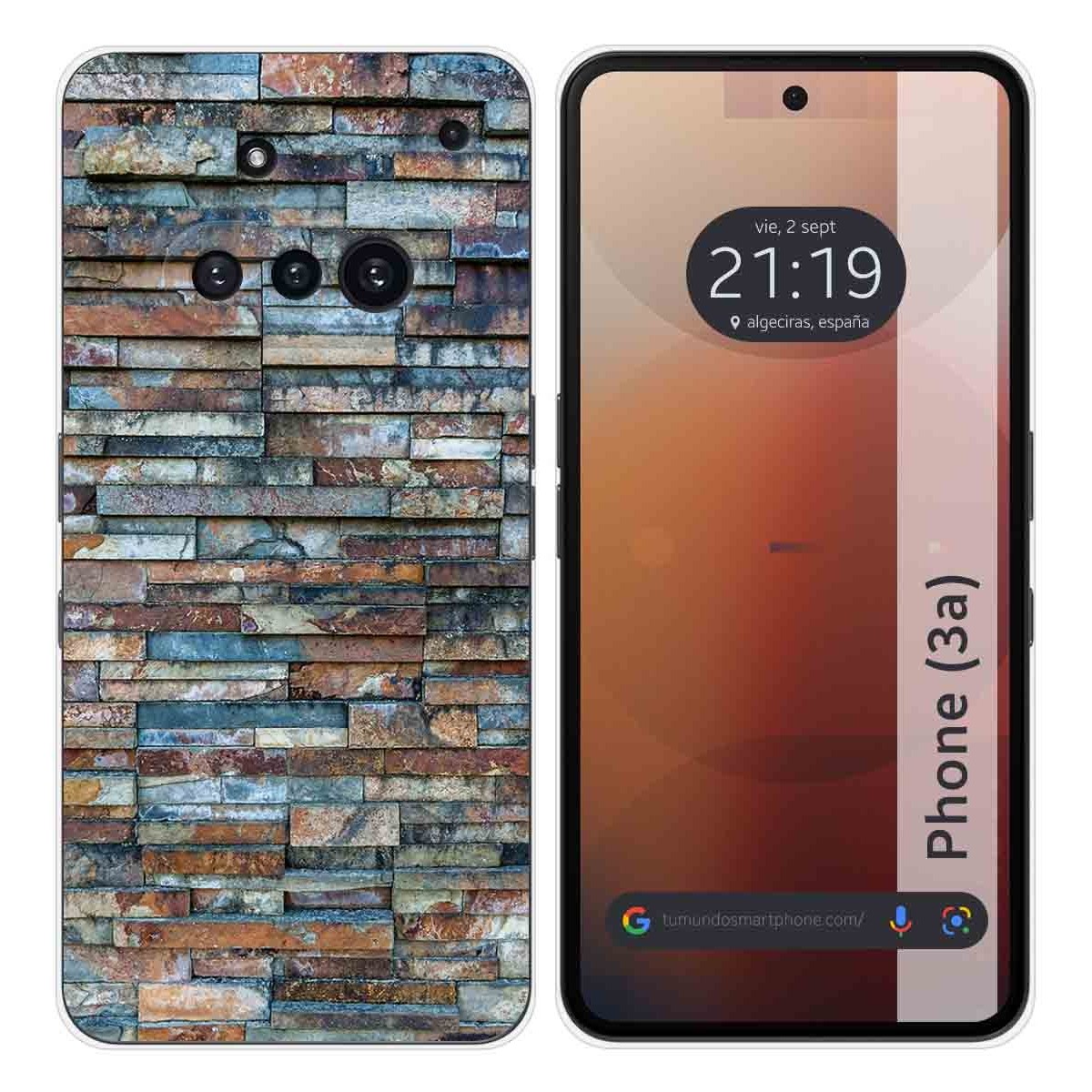 Funda Silicona para Nothing Phone 3a 5G diseño Ladrillo 05 Dibujos