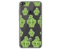 Funda Gel Transparente para Huawei P8 Lite 2017 Diseño Cactus Dibujos