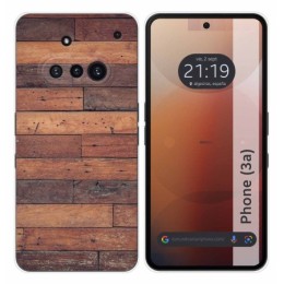 Funda Silicona para Nothing Phone 3a 5G diseño Madera 03 Dibujos