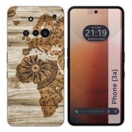 Funda Silicona para Nothing Phone 3a 5G diseño Madera 07 Dibujos