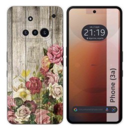 Funda Silicona para Nothing Phone 3a 5G diseño Madera 08 Dibujos