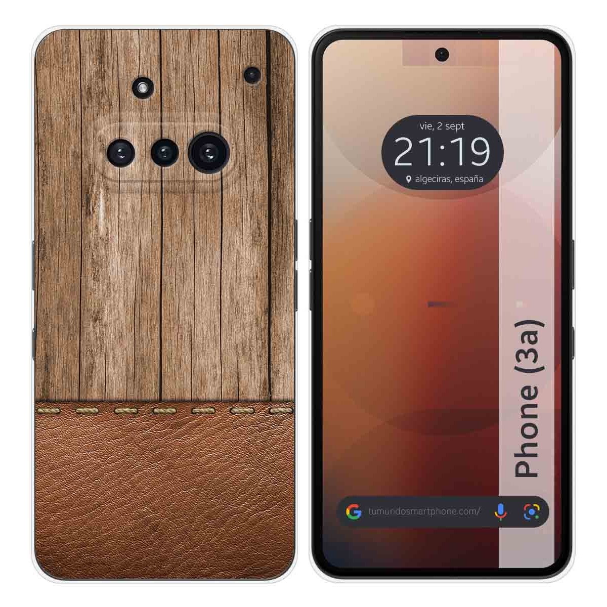 Funda Silicona para Nothing Phone 3a 5G diseño Madera 09 Dibujos
