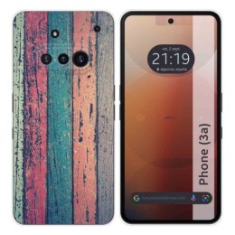 Funda Silicona para Nothing Phone 3a 5G diseño Madera 10 Dibujos