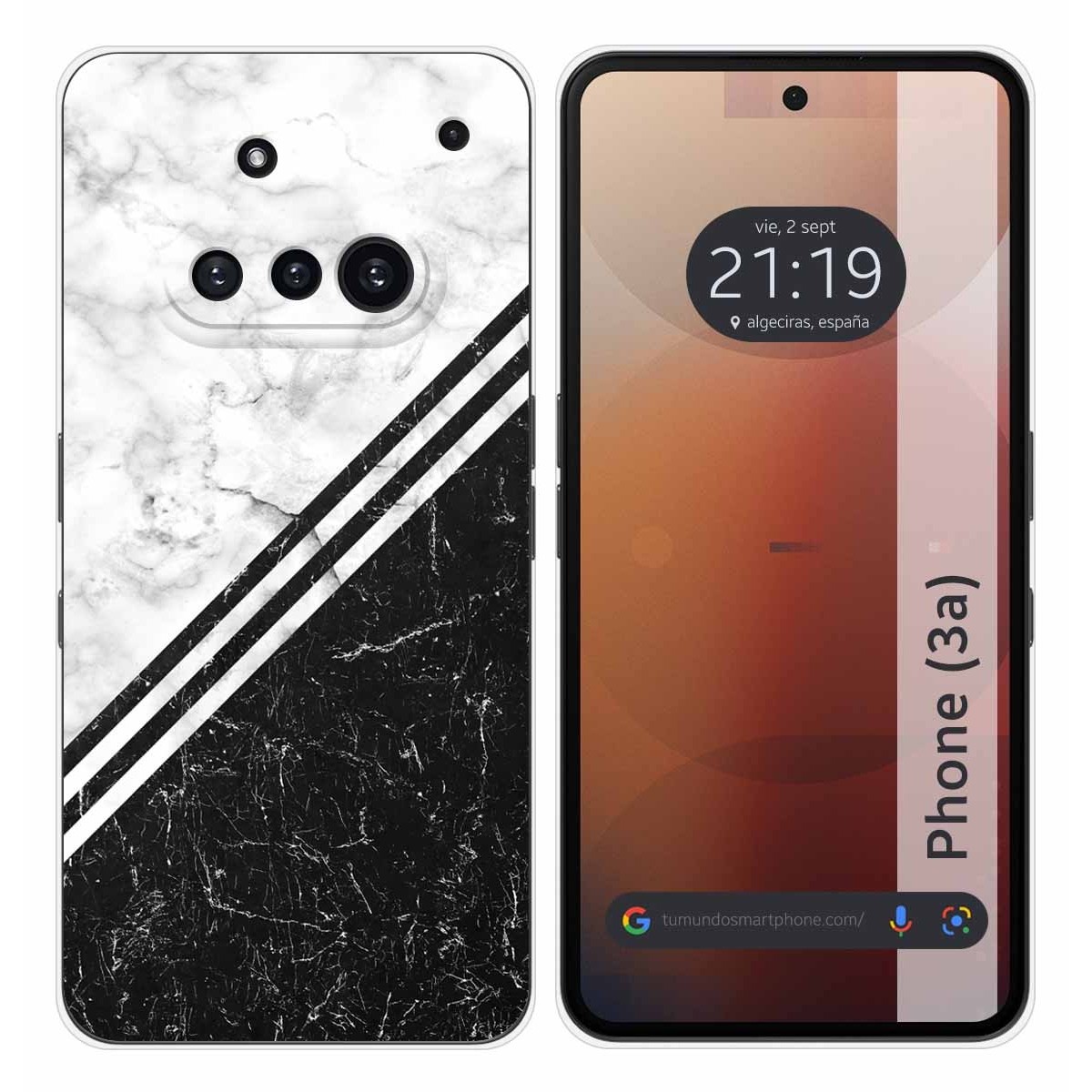 Funda Silicona para Nothing Phone 3a 5G diseño Mármol 01 Dibujos